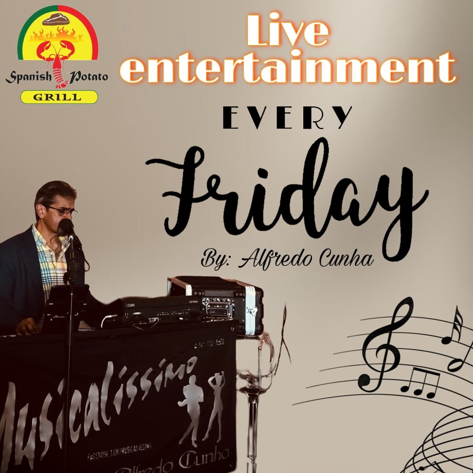 Live Entertainment Featuring Alfredo Cunha