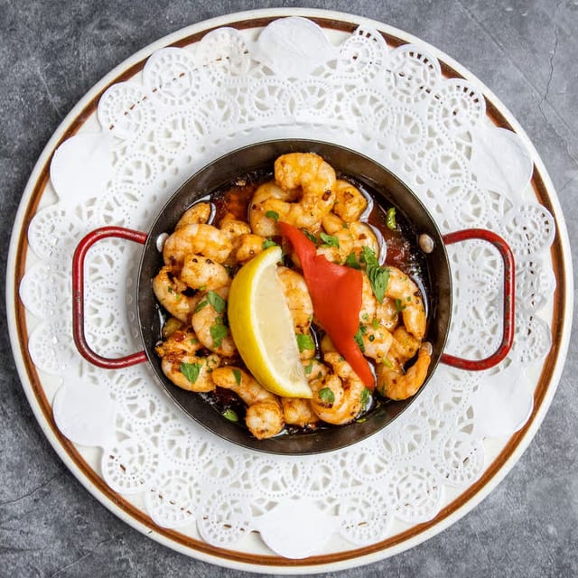 Shrimp in Garlic Sauce.