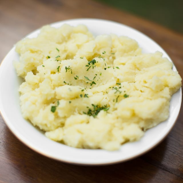 Garlic Mashed Potatoes.