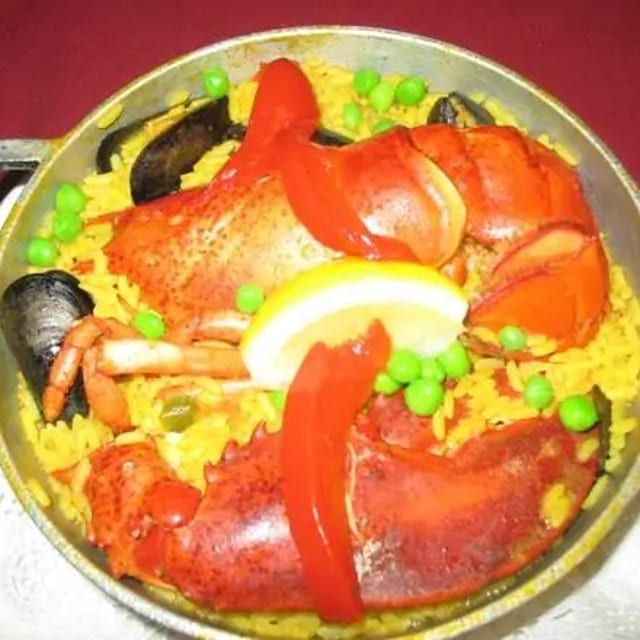 Seafood and Rice Paella.