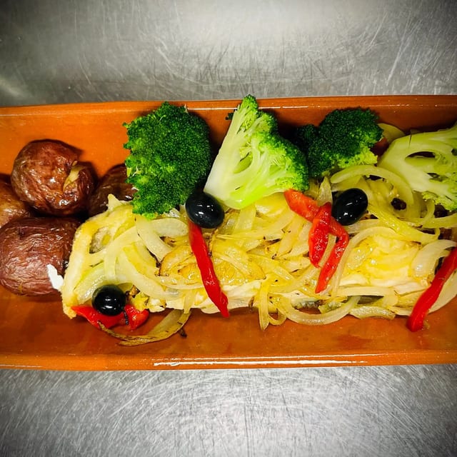 Bacalhao a Lagareiro.